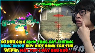 HÙNG AKIRA QUAY SKIN AWM TĂNG SÁT THƯƠNG, HỦY DIỆT RANK CAO THỦ VỚI COMBO GROZA VÀ TRẬN ĐẤU ĐAU KHỔ