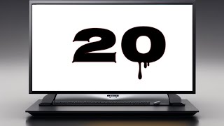 20 second timer LCD Tv White Screen No.3