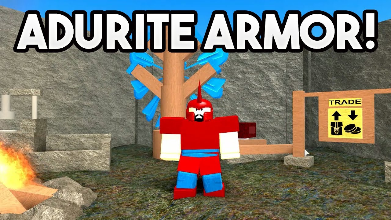 Adurite Armor New Update Roblox Booga Booga Youtube - roblox booga booga