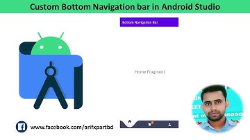 How to Implement Custom Bottom Navigation with style in Android Studio | CustomBottomNav