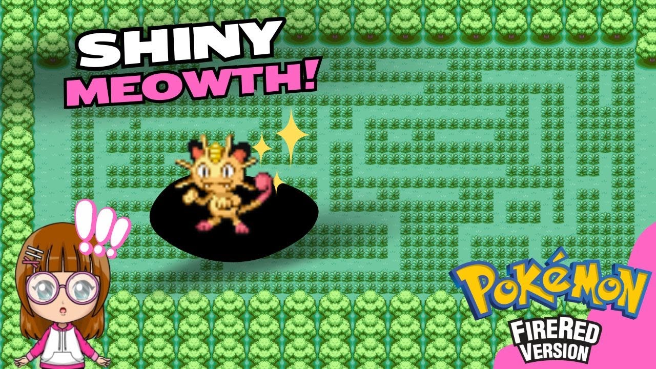 Live! Shiny Meowth After 6,799 Encounters - Pokemon FireRed 