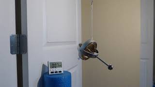 DRILL POWER Gyroscope on String Vertically Aligned with Short Light Counterweight (SEE DESCRIPTION)