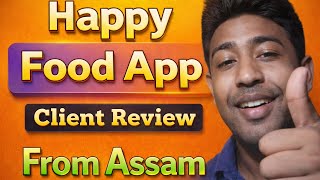 Aasam Client 5 star review For Food delivery Multivendor App like Zomato Raunix |