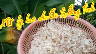 Mẹo hay cùng Thol | #12 | Cách thái và ngâm hoa chuối không bị thâm đen