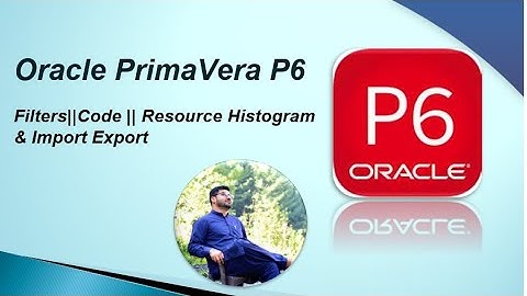 Project Management using PrimaVera P6 Filters|| Activity Code || Resource Histogram || Import Export