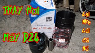 How to change new steam for d24 . generator