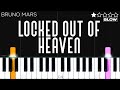 Bruno Mars - Locked Out Of Heaven | SLOW EASY Piano Tutorial