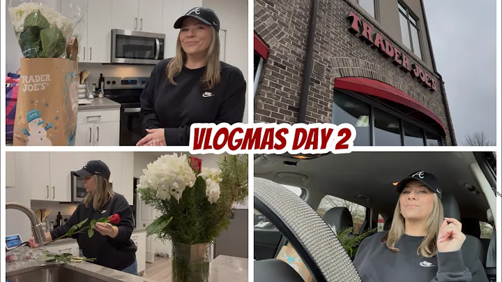 VLOGMAS DAY 2 | TRADER JOE’S HAUL | RUN ERRANDS | PUT TOGETHER A HOLIDAY ARRANGEMENT 