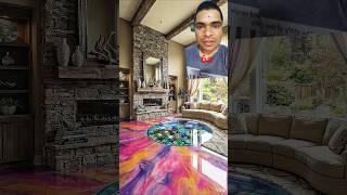 epoxy epoxyflooring #flooring flooringidea interiordesign DIY design #shorts #reels tiktok art