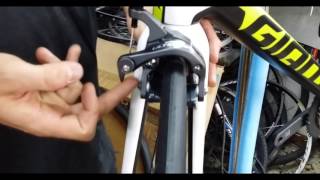 How to Mount and Reposition Dual Pivot Caliper brakes