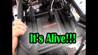 Celeritas World's Fastest 3D Printer Concept, First Print!!!, CroXY with Carbon Fiber Tubes.