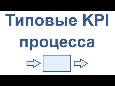 Типовые ключевые показатели бизнес-процесса