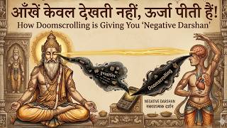 आँखें केवल देखती नहीं, ऊर्जा पीती हैं! How Doomscrolling is Giving You 'Negative Darshan'