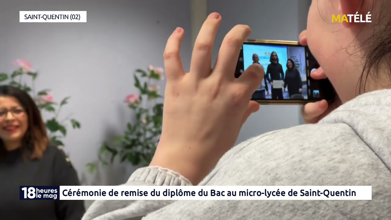 VIE LOCALE : Cérémonie de remise du diplôme du Bac au Micro-lycée de Saint-Quentin