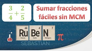 Sumar fracciones fáciles sin MCM