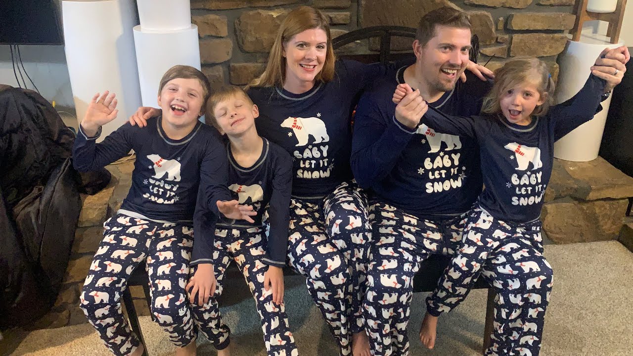 Ekouaer Matching Family Sets Christmas Pajamas Set Xmas PJS Sleepwear