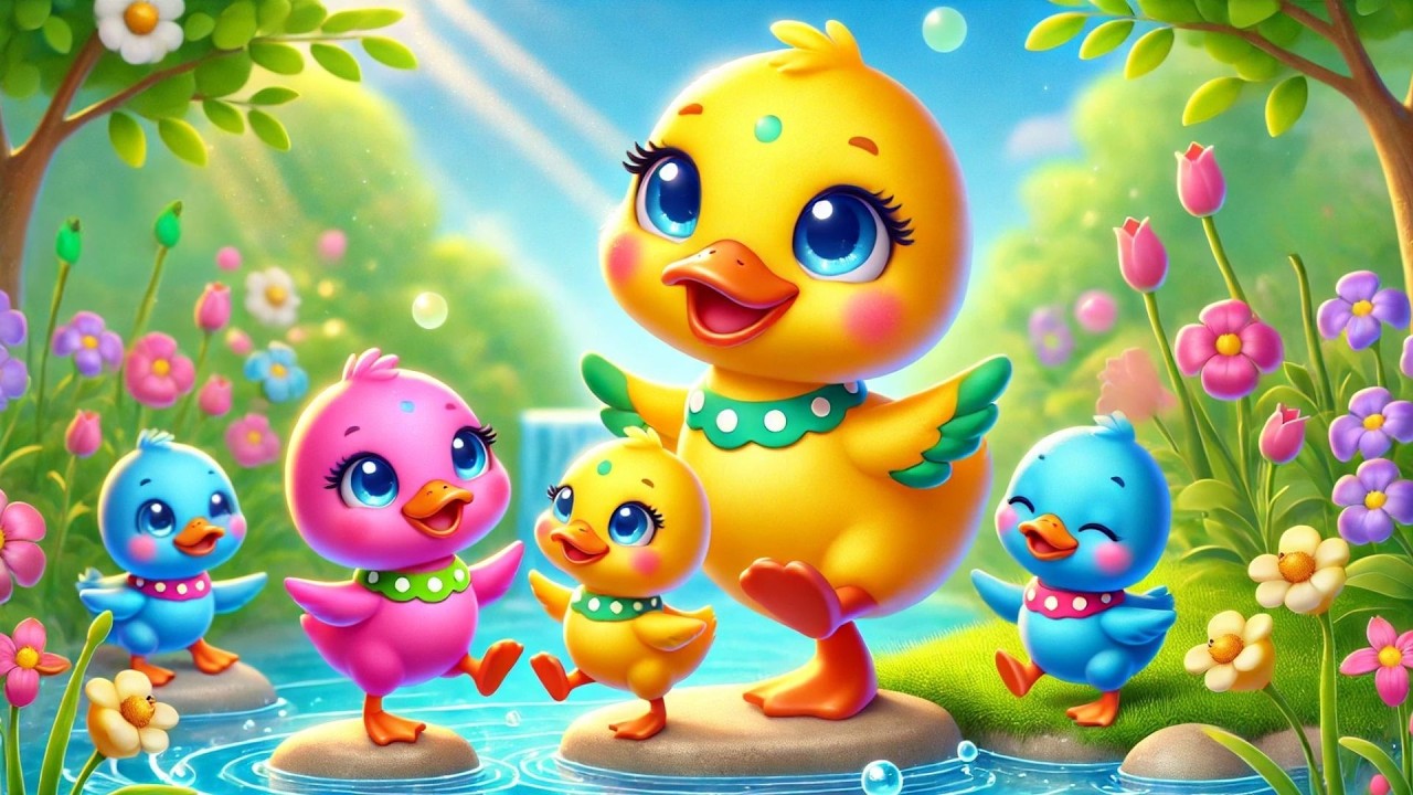 Nhạc Remix HOT Tiktok Cho Bé Nhún Nhảy Theo Nhạc - Lk Chú Vịt Con Remix - Nhạc Thiếu Nhi 4K Sôi Động