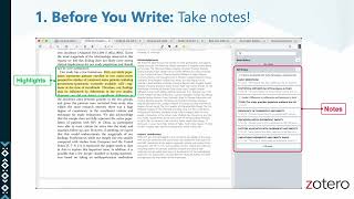 2.5 — Taking Notes in Zotero — Highlights & Annotations | Scientific Writing Essentials