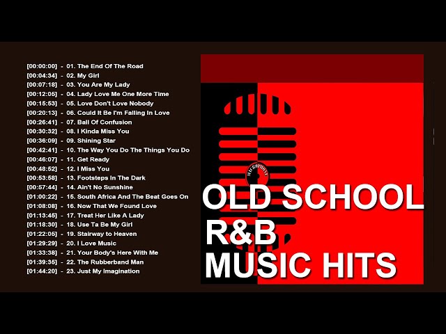 R&B Old School 60s 70s 80s - Best Old School R&B Songs Of All Time Mix - Old  School R&B Music Hits 