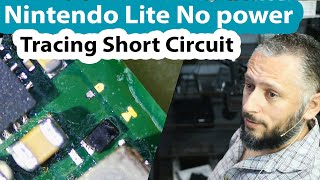 Nintendo Switch Lite No power, What is causing short circuit