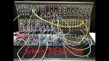 Behringer System 55 - my First Test