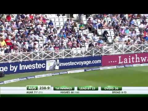 Innings of 98 by Debutant Ashton Agar - Day Two, First Ashes Test, 2013
