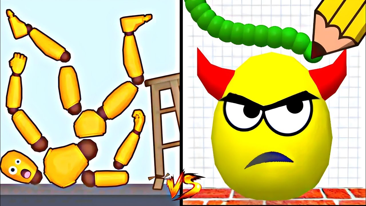 Draw To Smash, Ragdoll Break, Brain Puzzles,All Satisfying Levels ...
