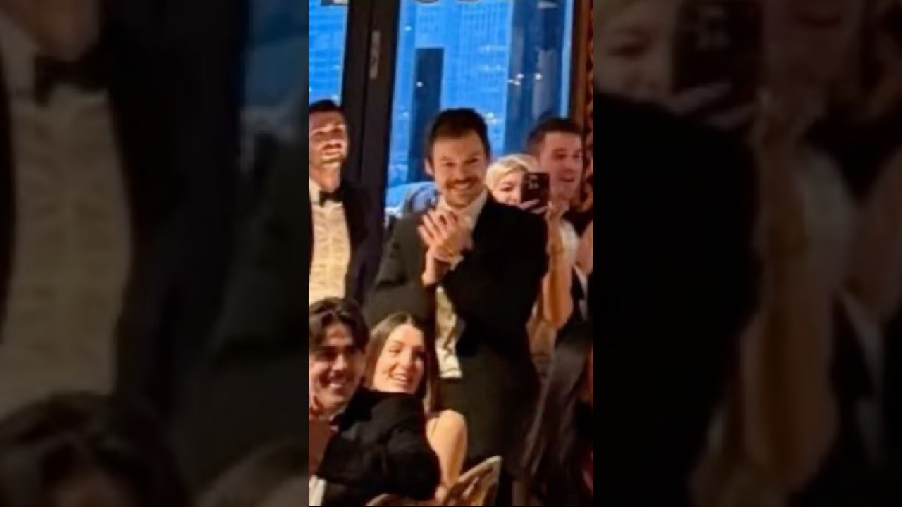 Harry Styles, Tommy, Jenny, Brad & Kathleen at Maxwell Ritz&rsquo;s wedding in New York yesterday -April 5