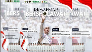 AZZAHIR BERSHOLAWAT dalam rangka Safari Maulid di Lapangan Desa Demangan Jepara, 27  November 2023