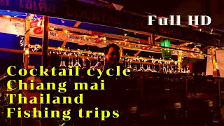 FULL HD Cocktail Cycle Chiang Mai Thailand Loy Krathong Festival