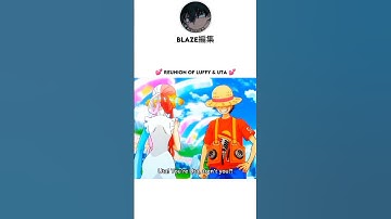 Thumbnail of Reunion of luffy & uta | song : snap | anime : one piece film red #trending #edit