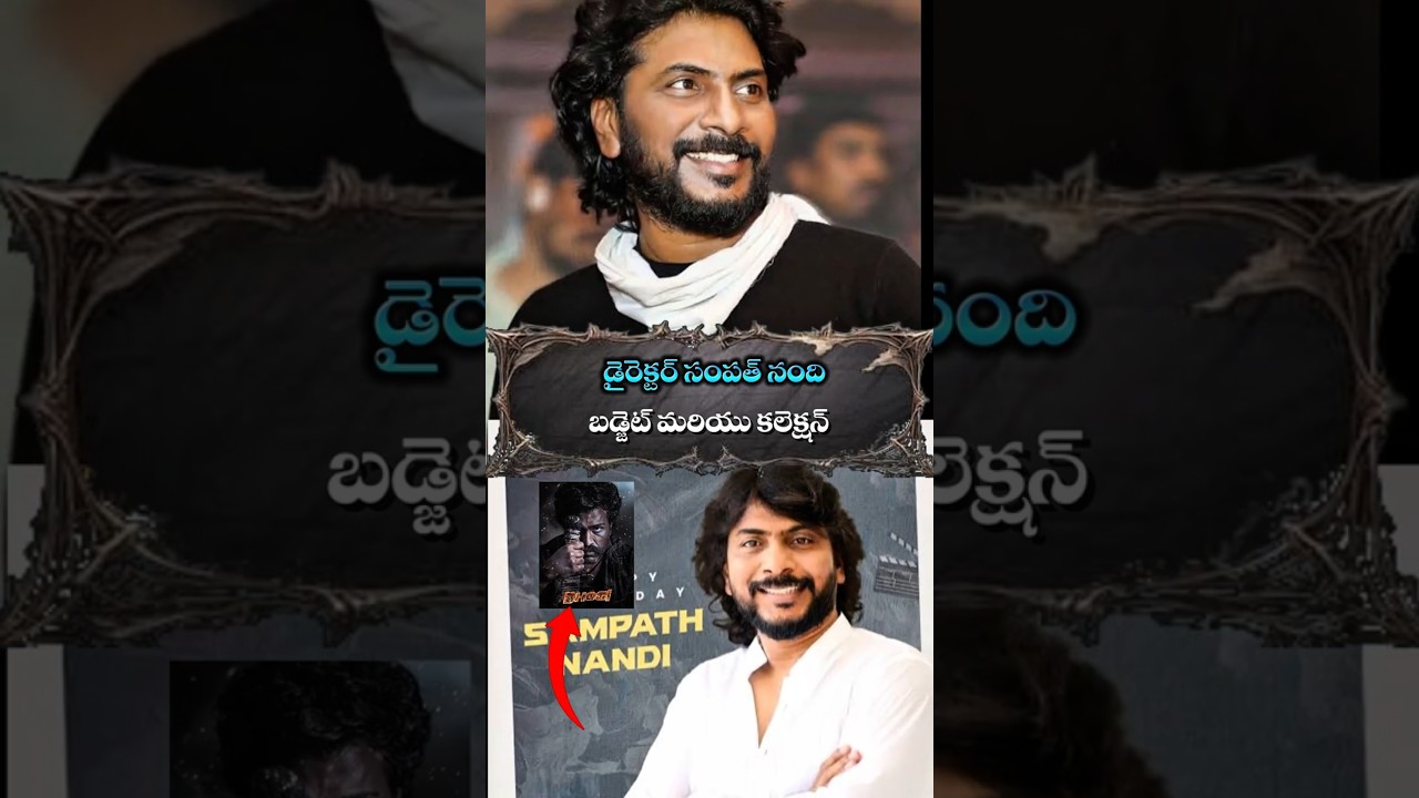 🎬 Director Sampath Nandi All Movies Budget& Collection & Hit/Flop List#trending#viral#video