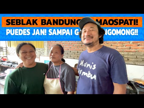 MAKAN MANJA SEBLAK ASLI BANDUNG DI MAOSPATI! PUEDES JAN!