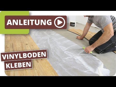 Vinylboden kleben -