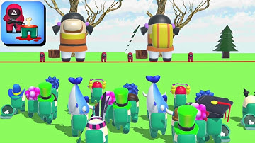 Squid Game 3D🦑🐙 Gameplay Walkthrough Part - 01 (Android) All levels