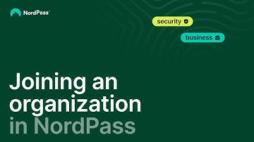 Joining an organization in NordPass