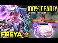 8,632+ MATCHES | FREYA BEST BUILD 2025 | BUILD TOP 1 GLOBAL FREYA GAMEPLAY | MOBILE LEGENDS✓