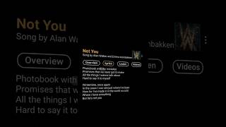 Not You - Alan Walker (Spedup) | Lyrics🎶