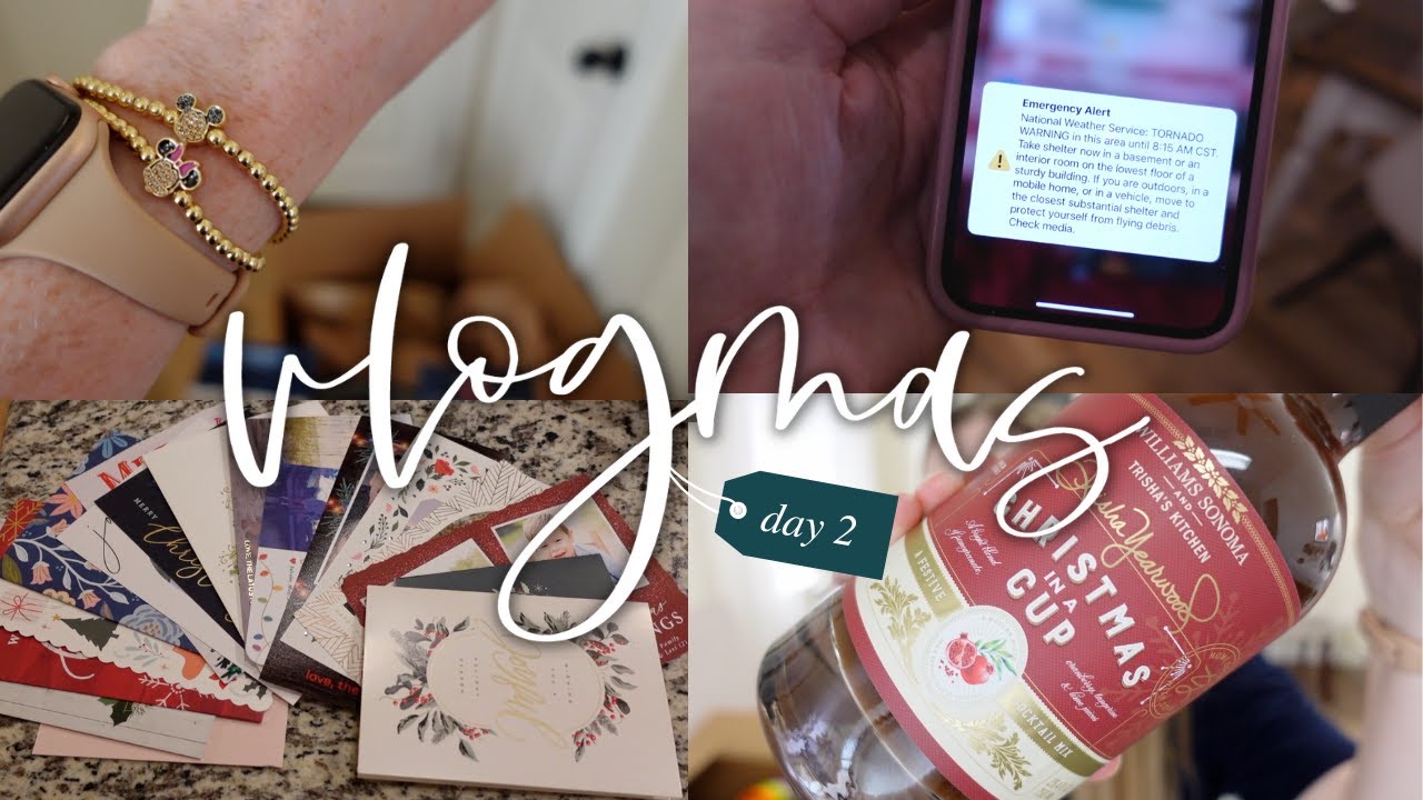 Vlogmas Day 2 | Tornado Warning, Gifts I’ve Bought So Far, + Christmas Program | 12 Days of Vlogmas