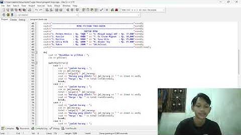 Tugas Uas Membuat Program Kasir Sederhana