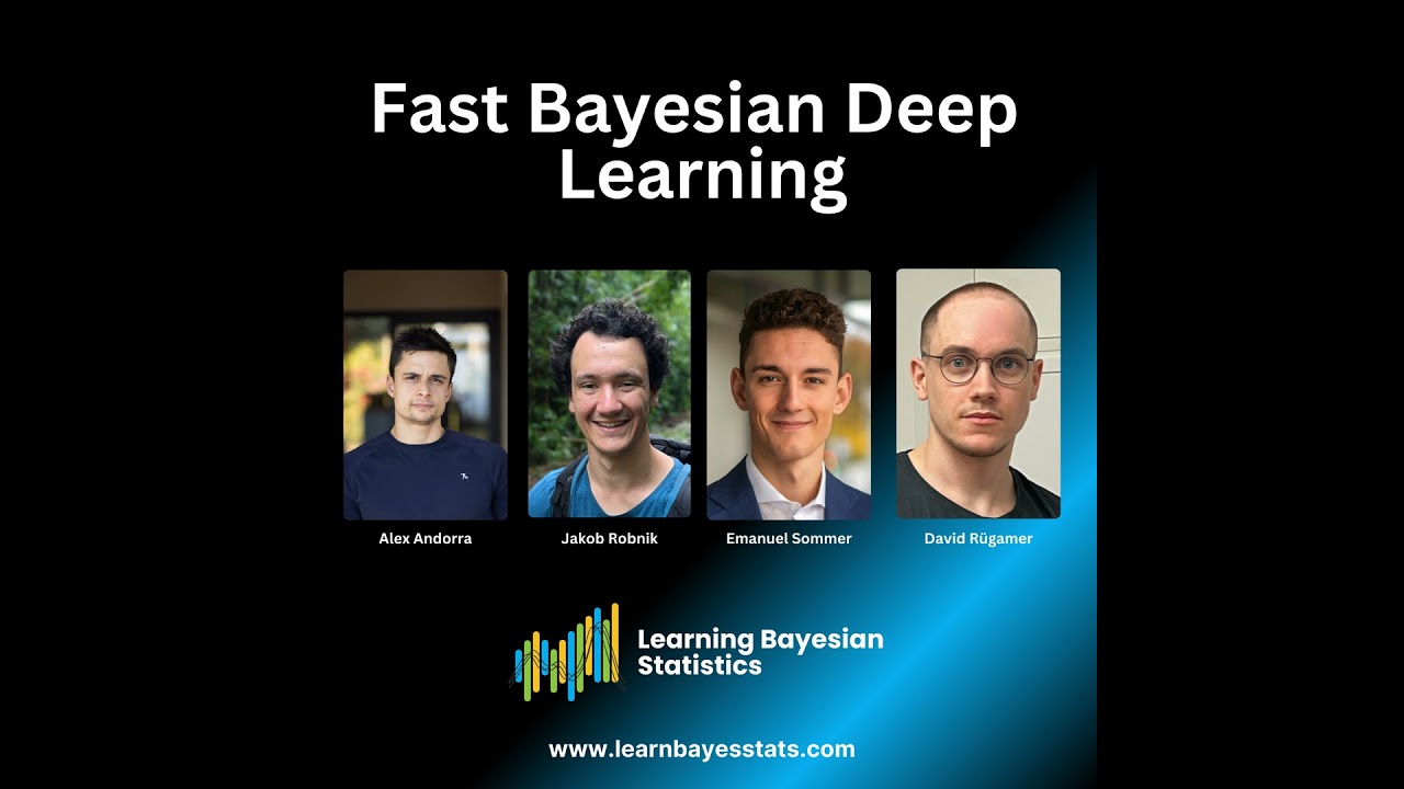 #150 Fast Bayesian Deep Learning, with David Rügamer, Emanuel Sommer & Jakob Robnik