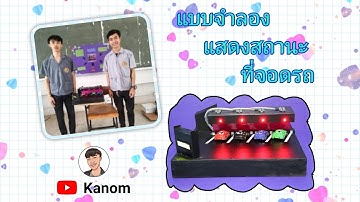 ชุดสาธิตแบบจำลองแสดงสถานะที่จอดรถ