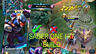 THIS IS THE REASON SABER IS A TRUE UNDERRATED ASSASIN OF MOBILE LEGEND BANG-BANG 😱ONE LOCK= ONE KILL