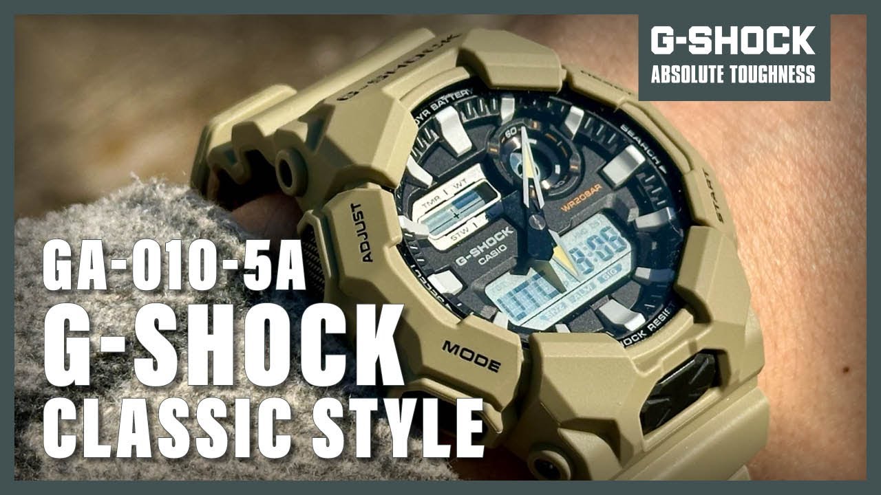 Unboxing The New Casio G-Shock GA-010-5A - YouTube