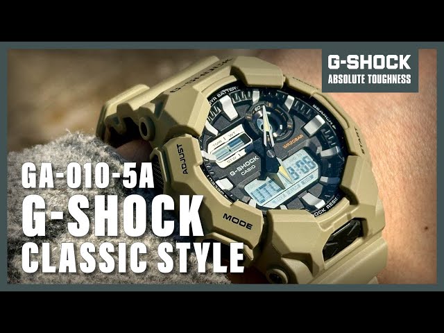 Unboxing The New Casio G-Shock GA-010-5A - YouTube