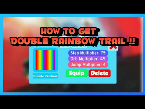 How To Getdouble Rainbow Trail In Speed City Youtube - rainbow trail roblox