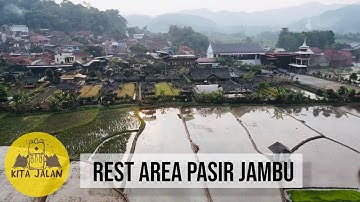 Kuliner Bandung di Rest Area Pasir Jambu Ciwidey | Drone View