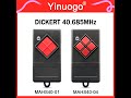Ref:7NVIHARTdXU Yinuogo - yng199 - how to use dickert mahs40-01 mahs40-04 40.685mhz remote control