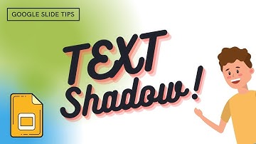 How to add shadow to text in Google Slides 2025
