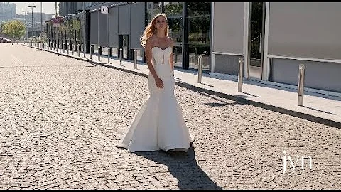 ✨ Eddy K JYN | Sleek Mikado Mermaid Wedding Dress